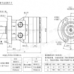 FRE系列标准液压马达